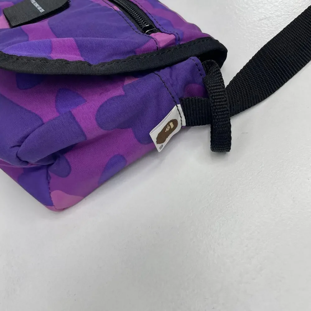 OG BAPE Purple Camo Shoulder Bag - Nigo Era